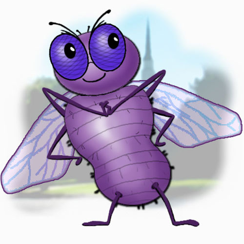 Purple Fly Character