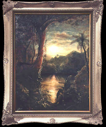 Tropical Moon, original oil